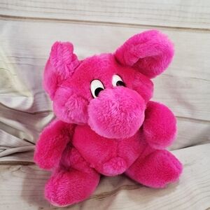 Vintage Kodak KolorKins Hot Pink Plush Stuffed Toy 8 Inch